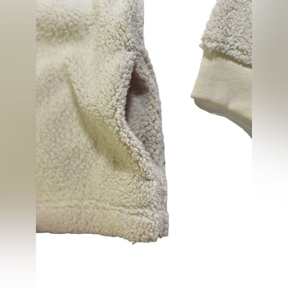 Abercrombie Kids Size 15/16 Faux Sherpa 1/4 Zip Pullover Sweater Cozy Warm - Picture 5 of 10